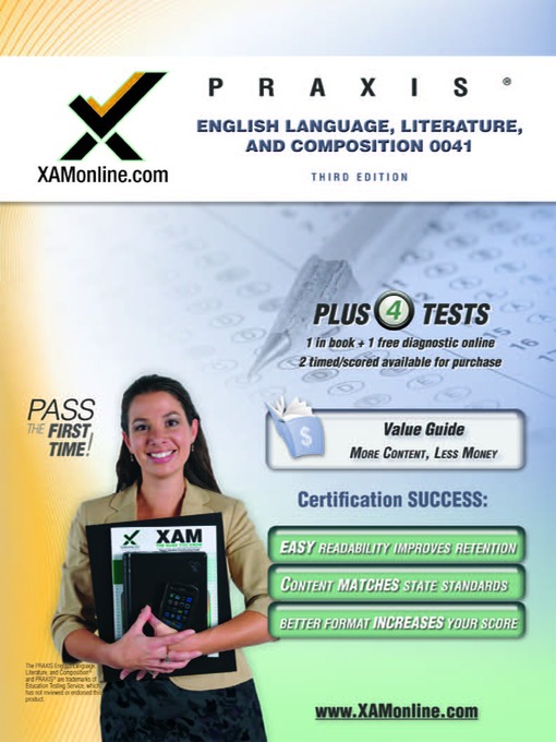 Cover image for PRAXIS English Language, Literature and Composition 0041